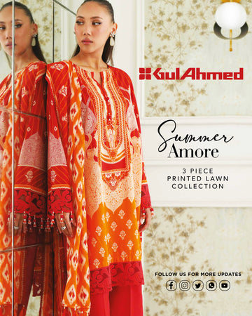 Gul Ahmed 3 PCS Unstitched Suit
