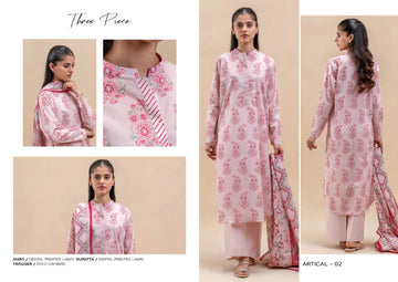 Beecthtree 3 PCS Unstitched Suit
