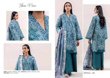 Beecthtree 3 PCS Unstitched Suit