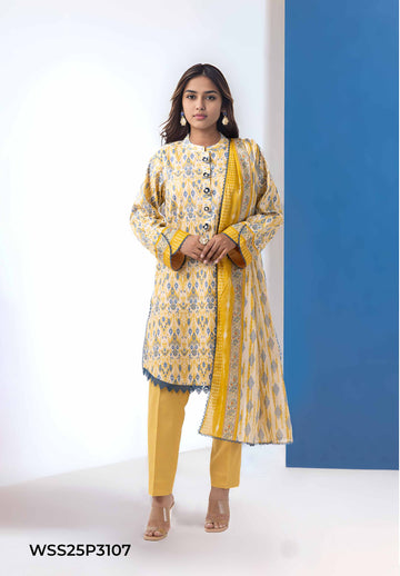 Bonanza-Satrangi 3 PCS Unstitched Suit