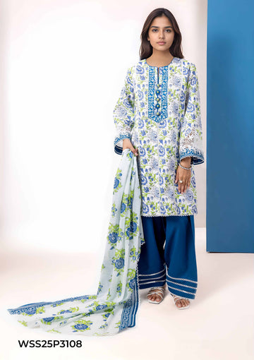 Bonanza-Satrangi 3 PCS Unstitched Suit