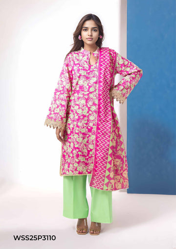 Bonanza-Satrangi 3 PCS Unstitched Suit
