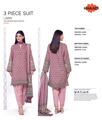 Khaadi Digital 3 PCS Unstitched Suit