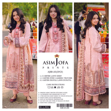 Asim Jofa 3 PCS Unstitched Suit