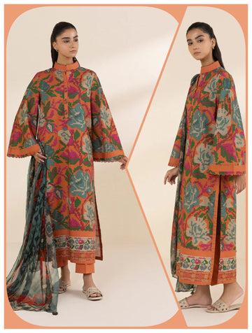 Sapphire 3 PCS Unstitched Suit