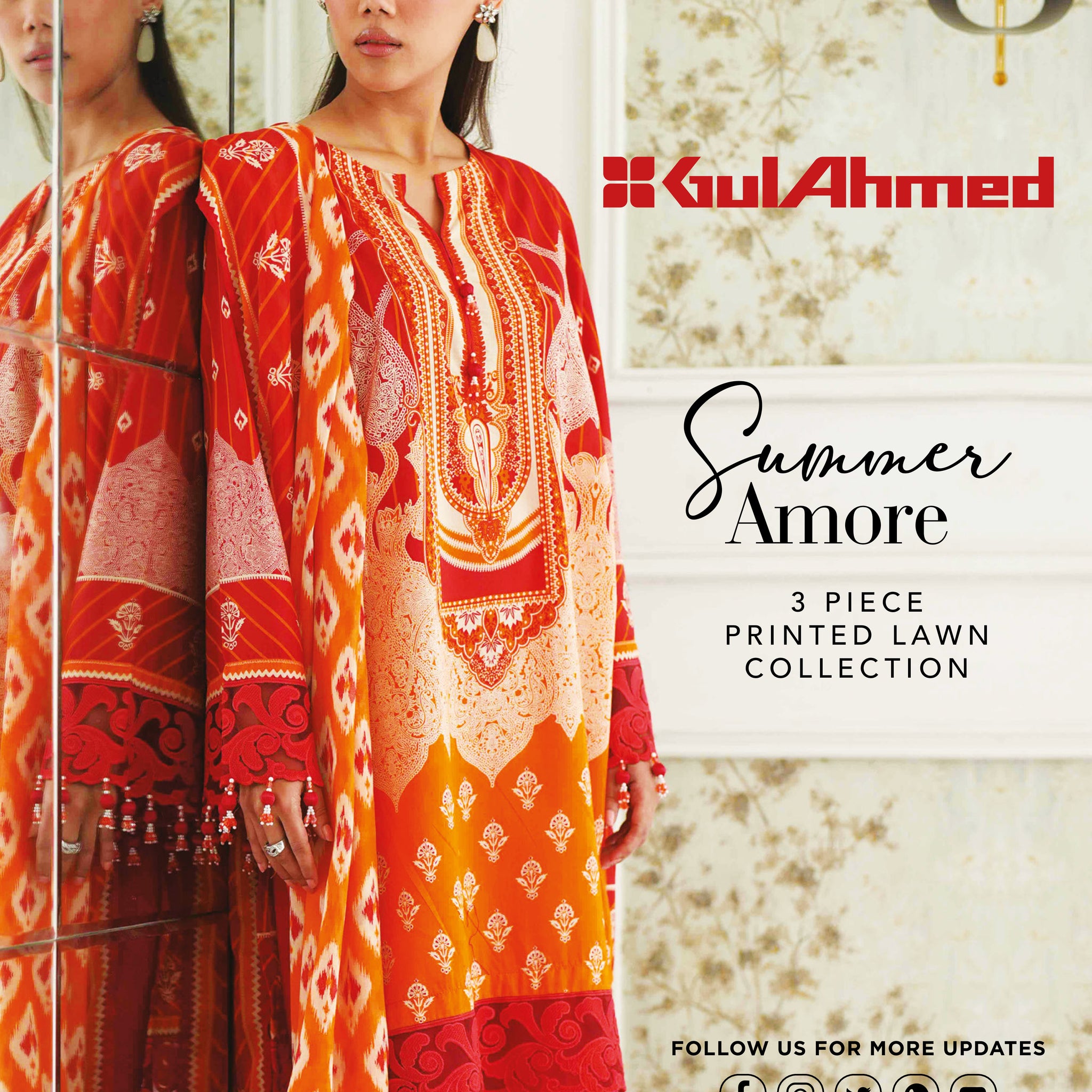 Gul Ahmed 3 PCS Unstitched Suit