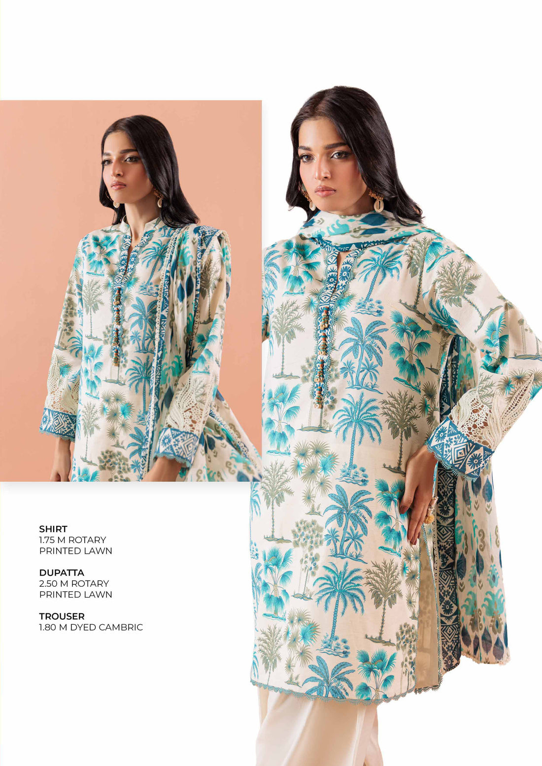 Bonanza-Satrangi 3 PCS Unstitched Suit