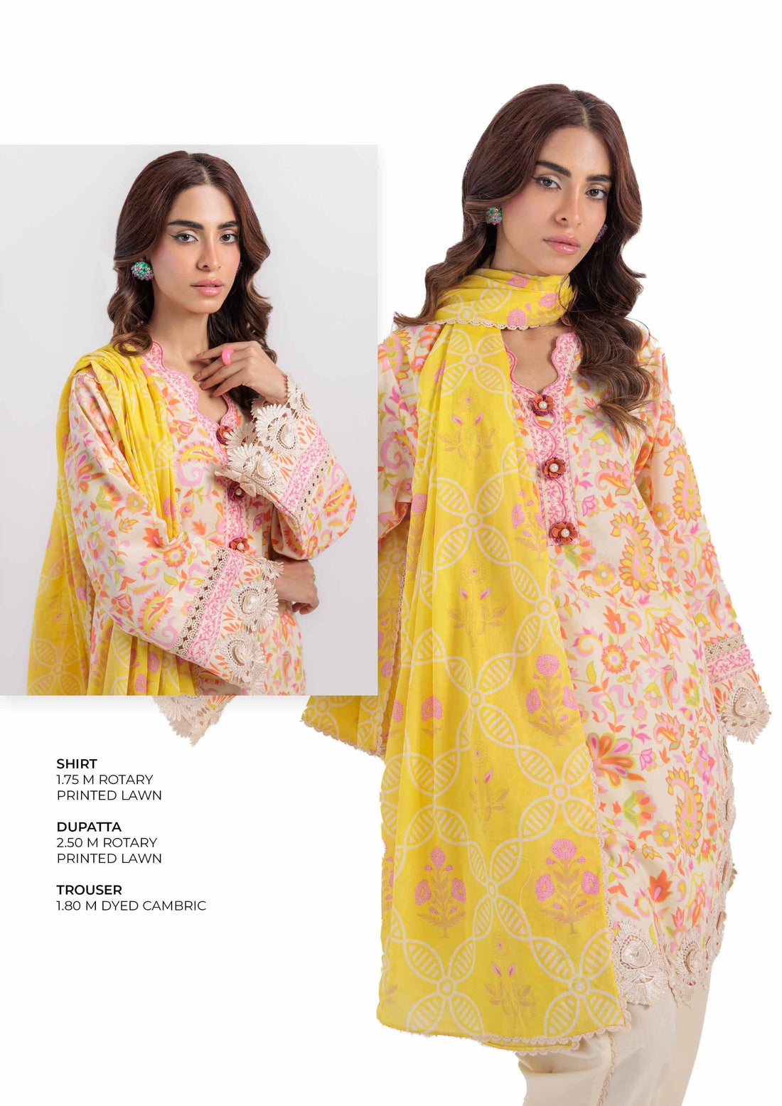 Bonanza-Satrangi 3 PCS Unstitched Suit