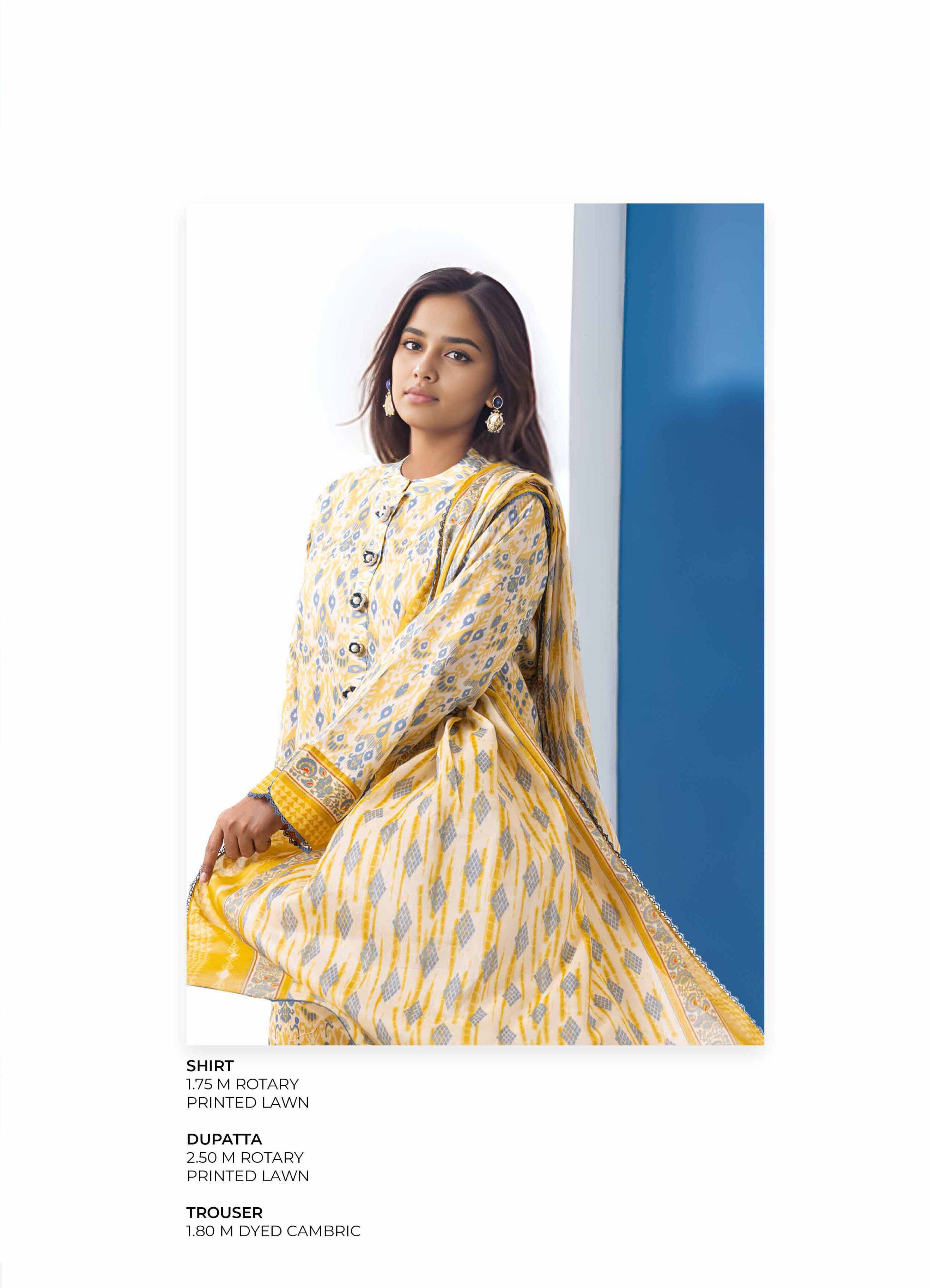Bonanza-Satrangi 3 PCS Unstitched Suit