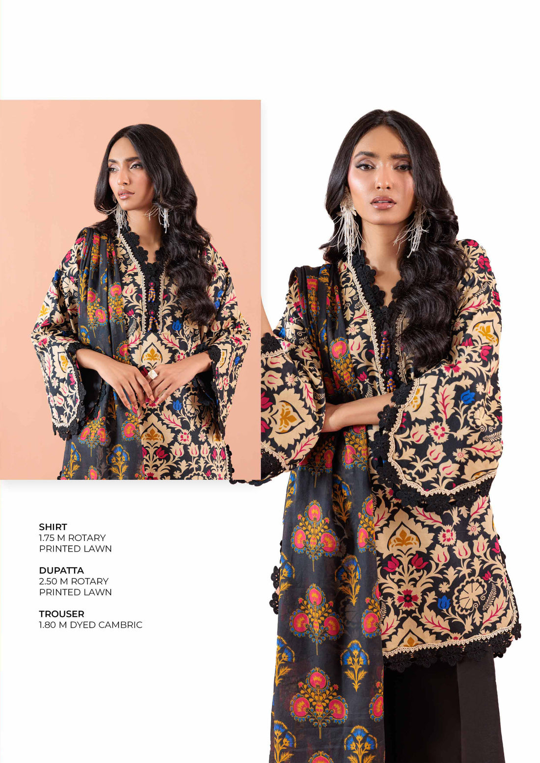Bonanza-Satrangi 3 PCS Unstitched Suit