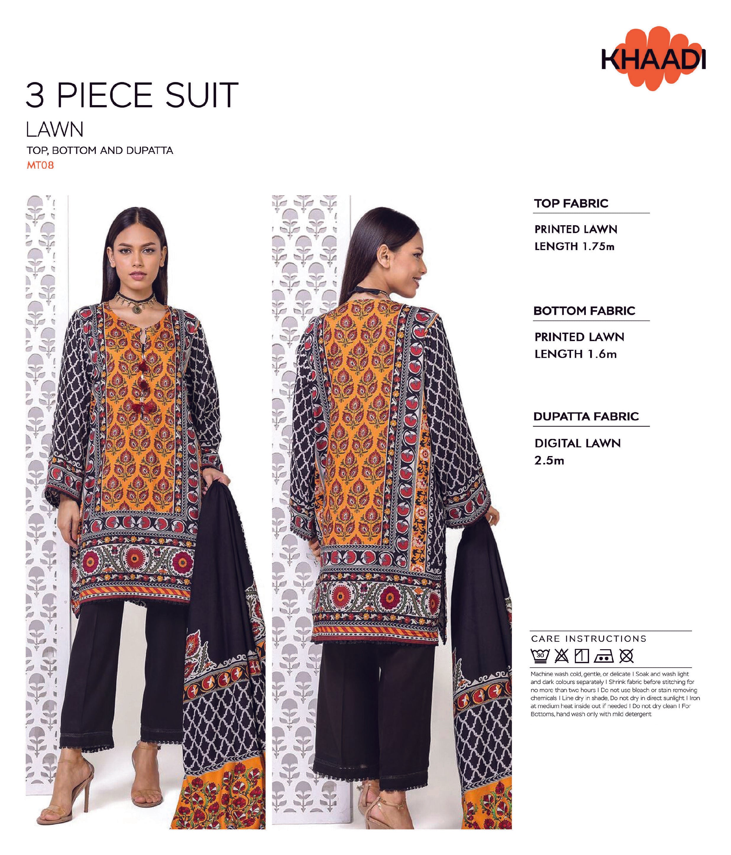 Khaadi Digital 3 PCS Unstitched Suit