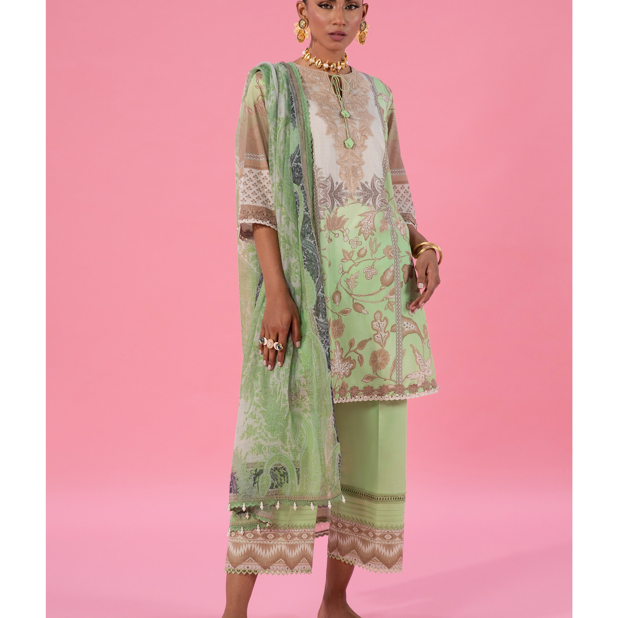 Sana Safinaz 3 PCS Unstitched Suit