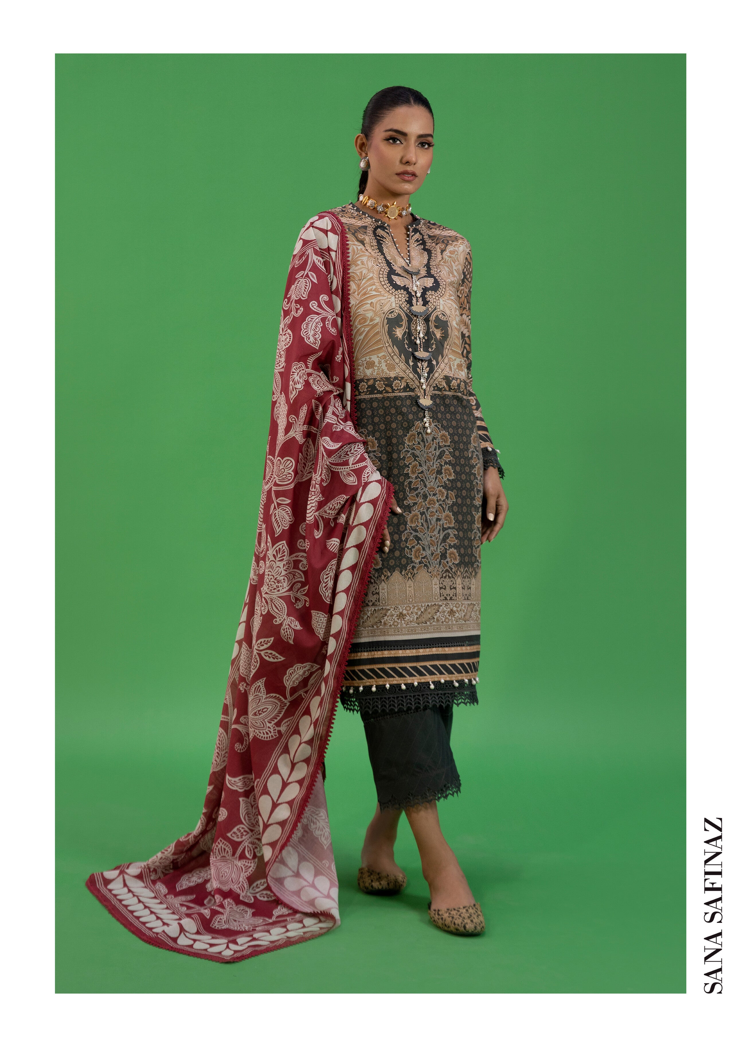 Sana Safinaz 3 PCS Unstitched Suit