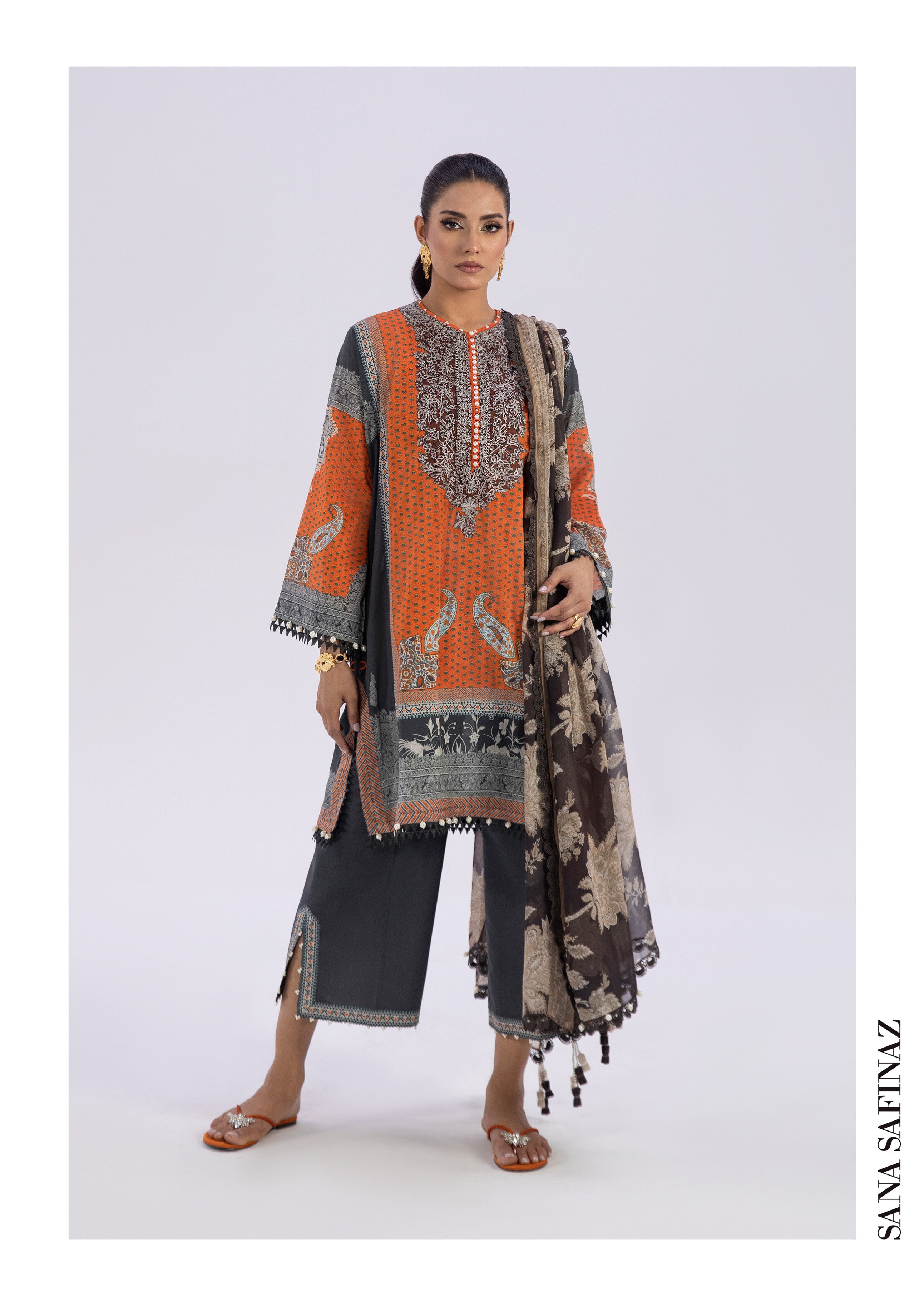 Sana Safinaz 3 PCS Unstitched Suit