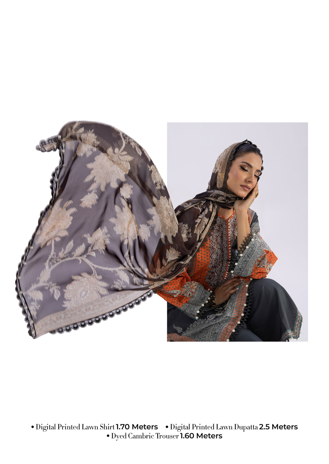 Sana Safinaz 3 PCS Unstitched Suit