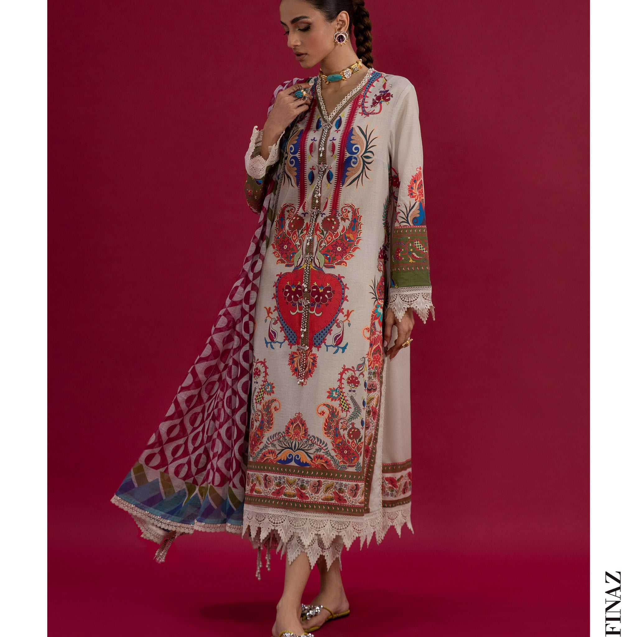 Sana Safinaz 3 PCS Unstitched Suit
