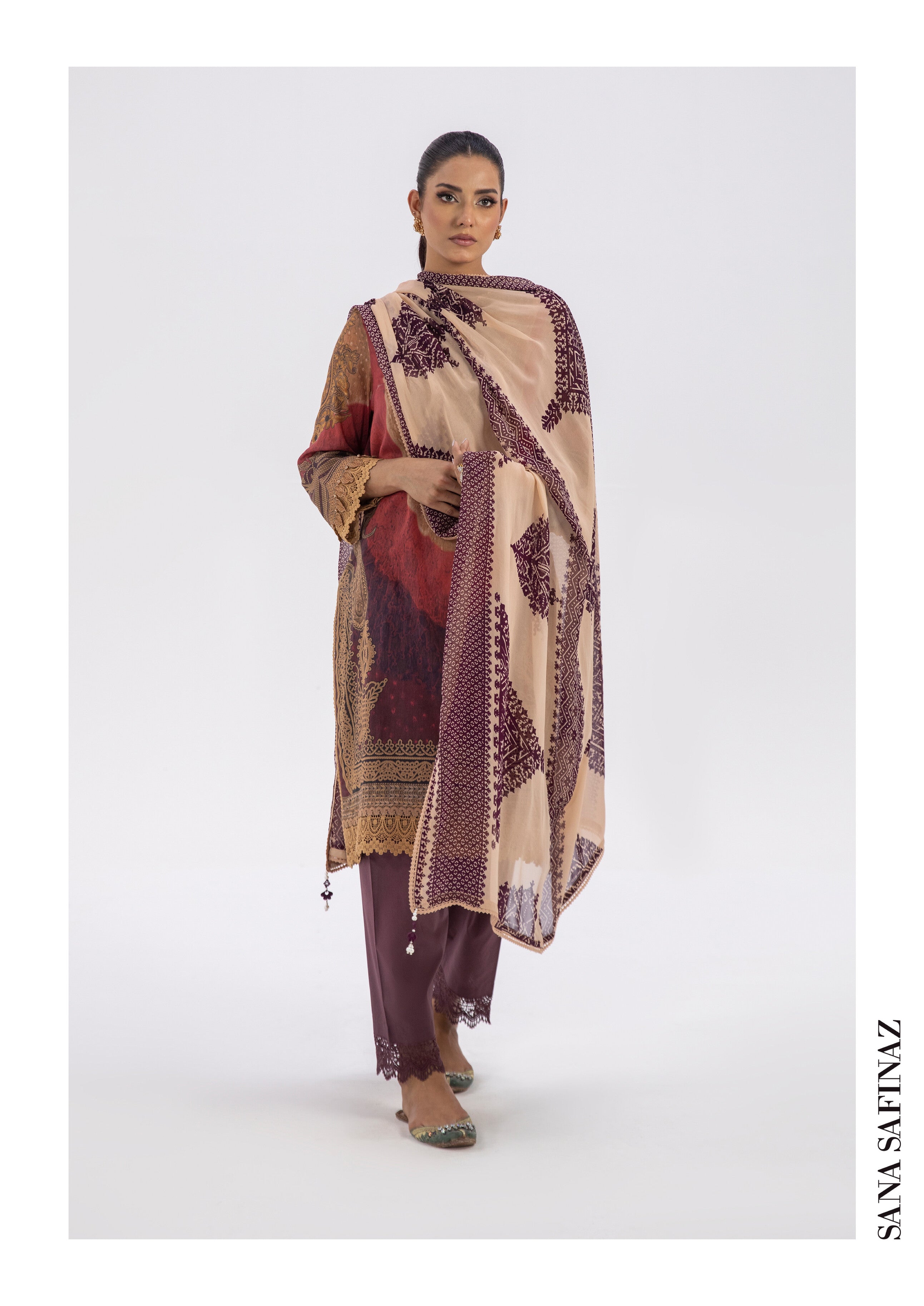 Sana Safinaz 3 PCS Unstitched Suit
