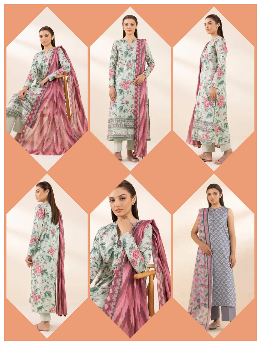 Sapphire 3 PCS Unstitched Suit