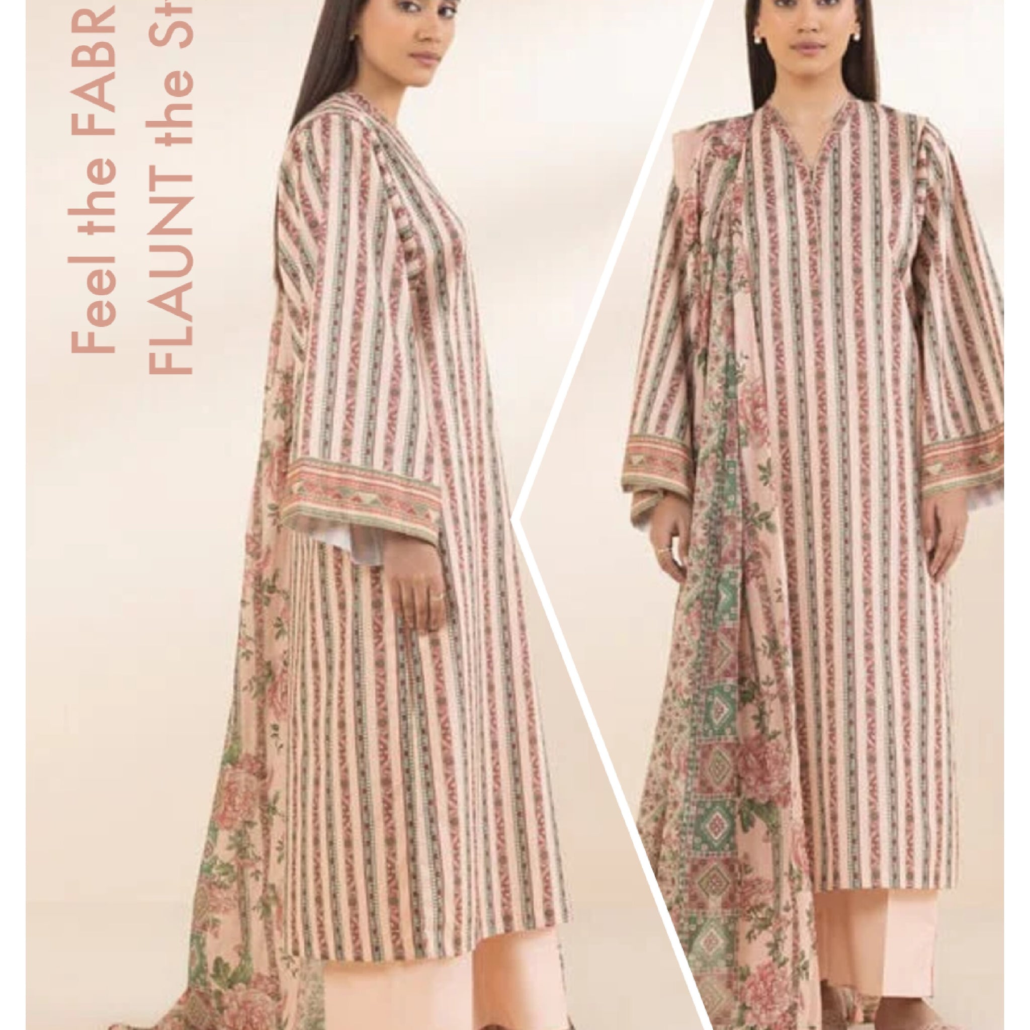 Sapphire 3 PCS Unstitched Suit