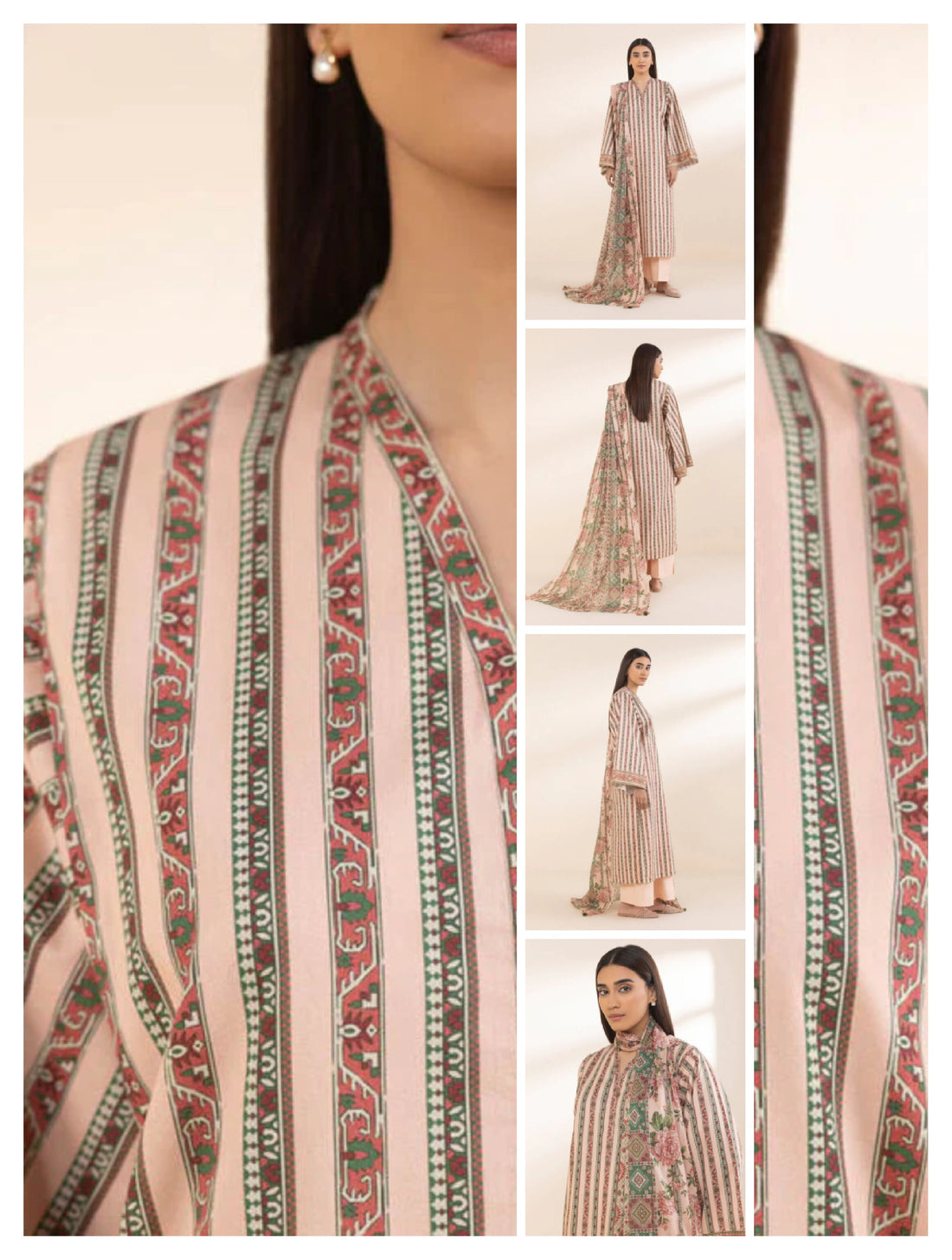 Sapphire 3 PCS Unstitched Suit