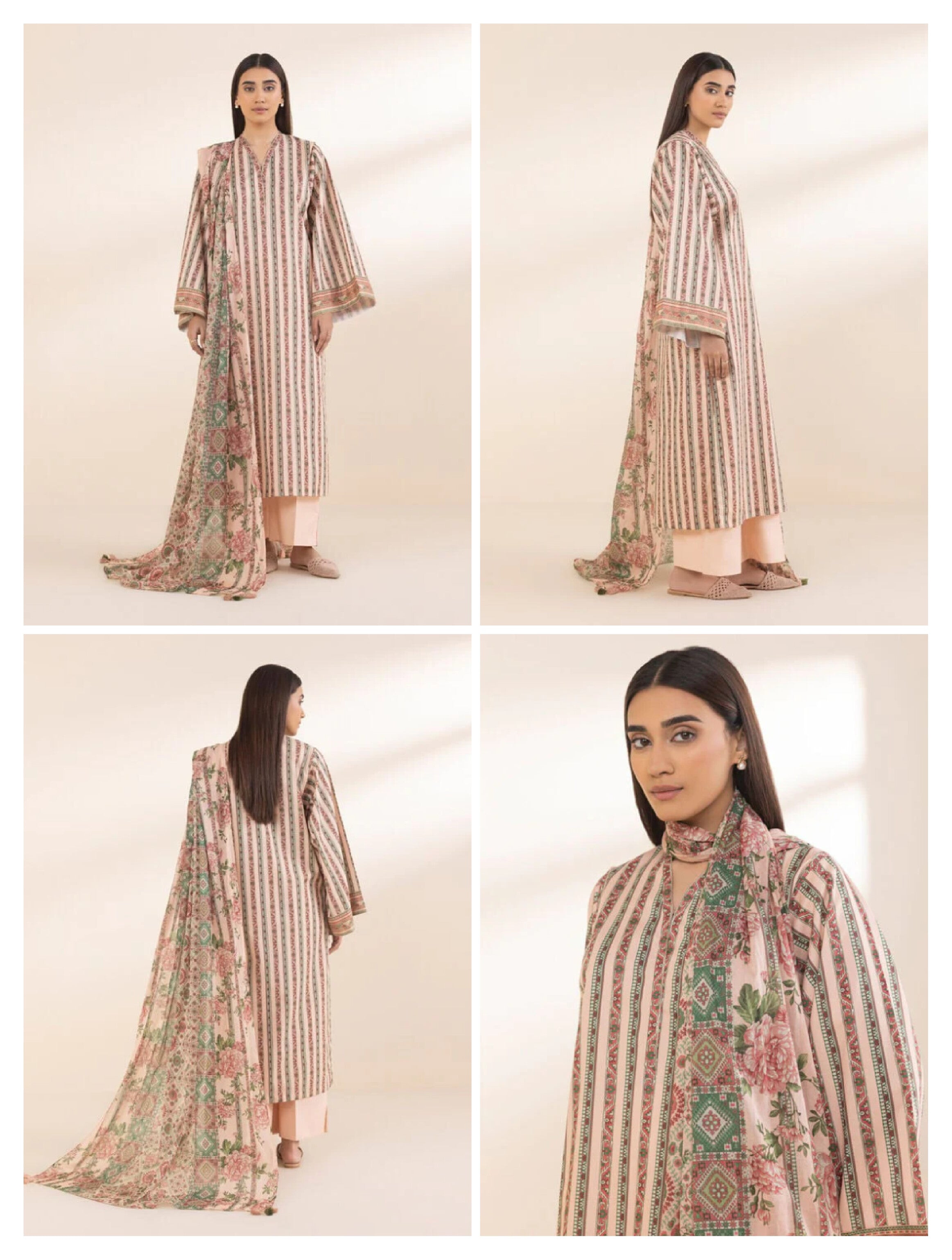 Sapphire 3 PCS Unstitched Suit