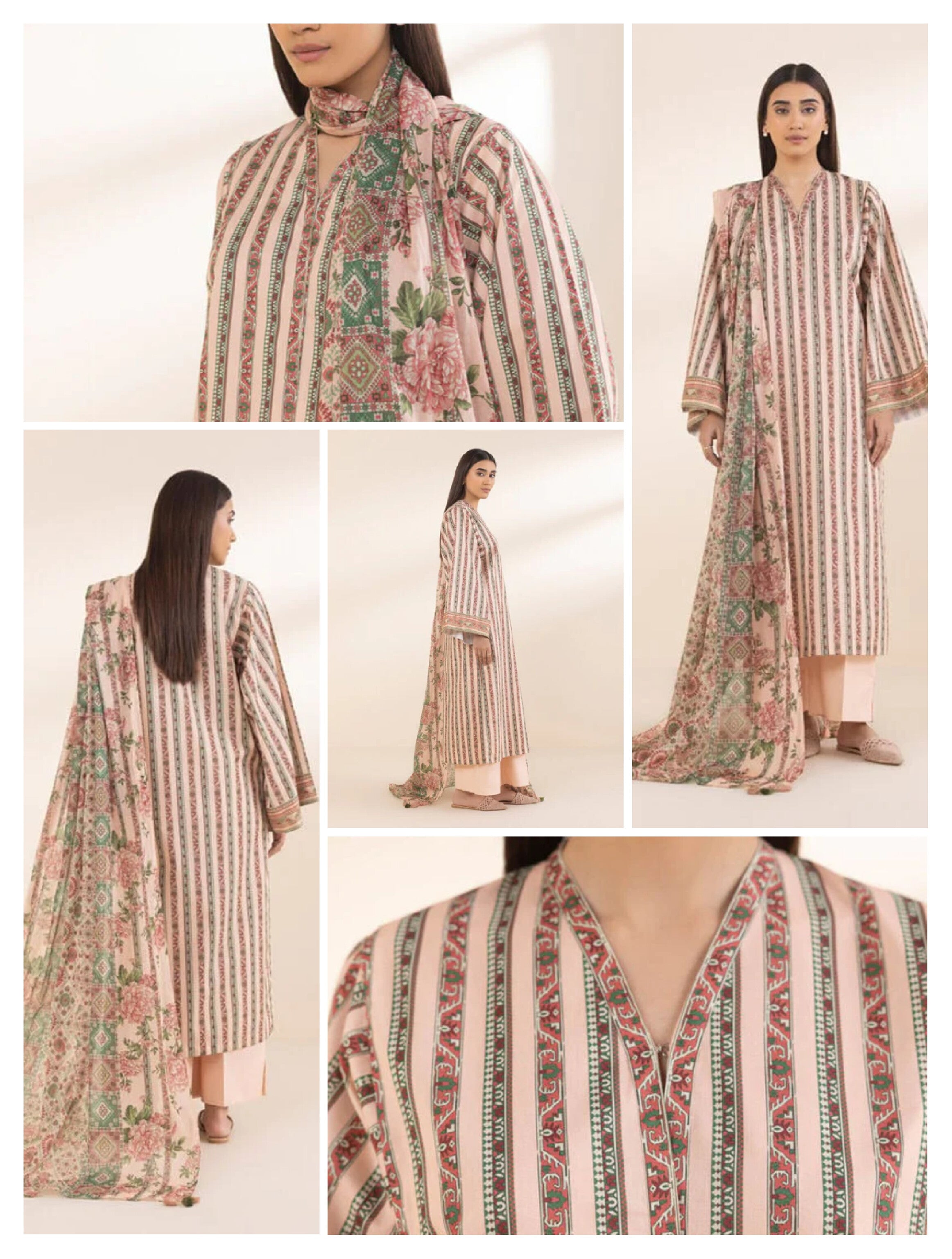 Sapphire 3 PCS Unstitched Suit