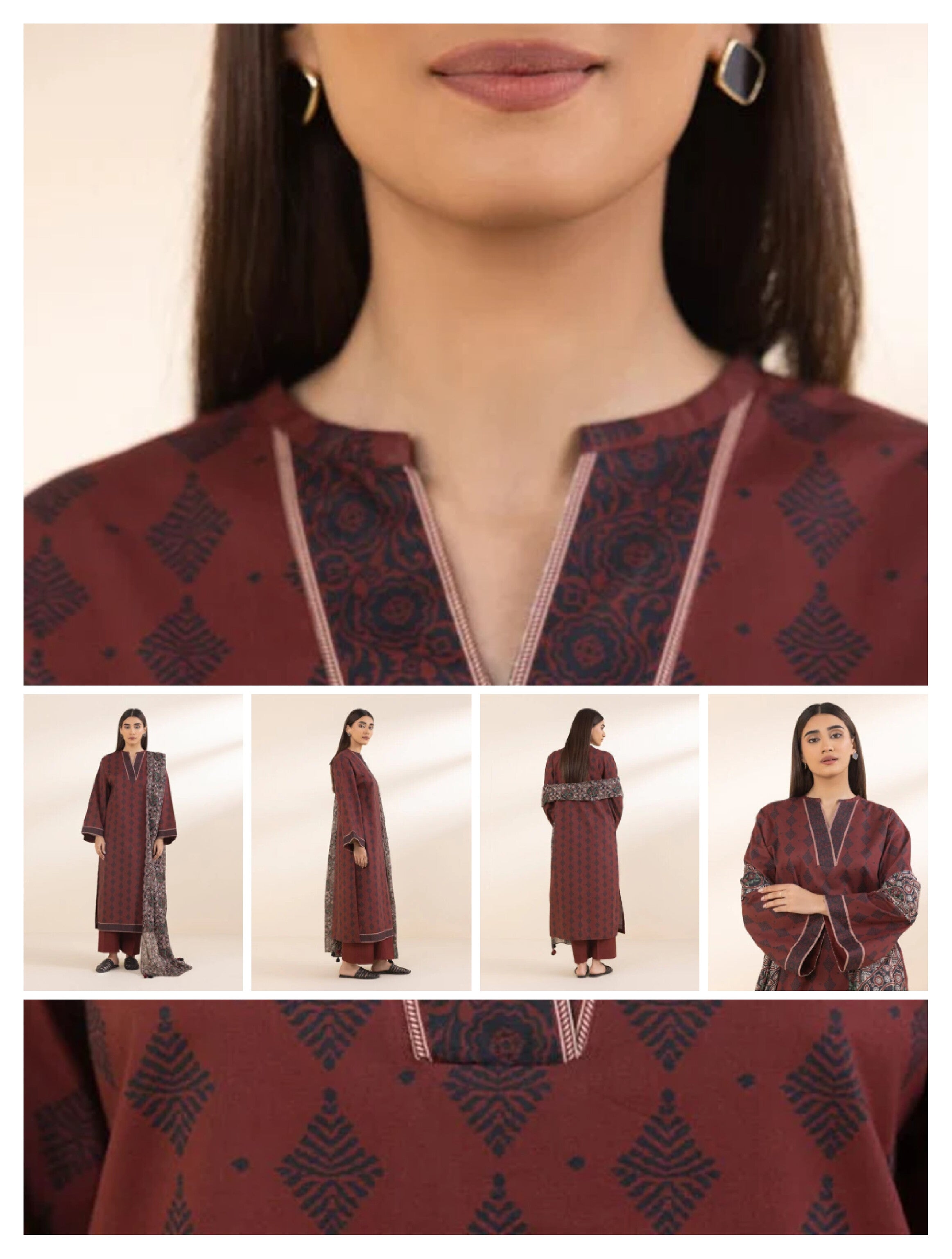 Sapphire 3 PCS Unstitched Suit