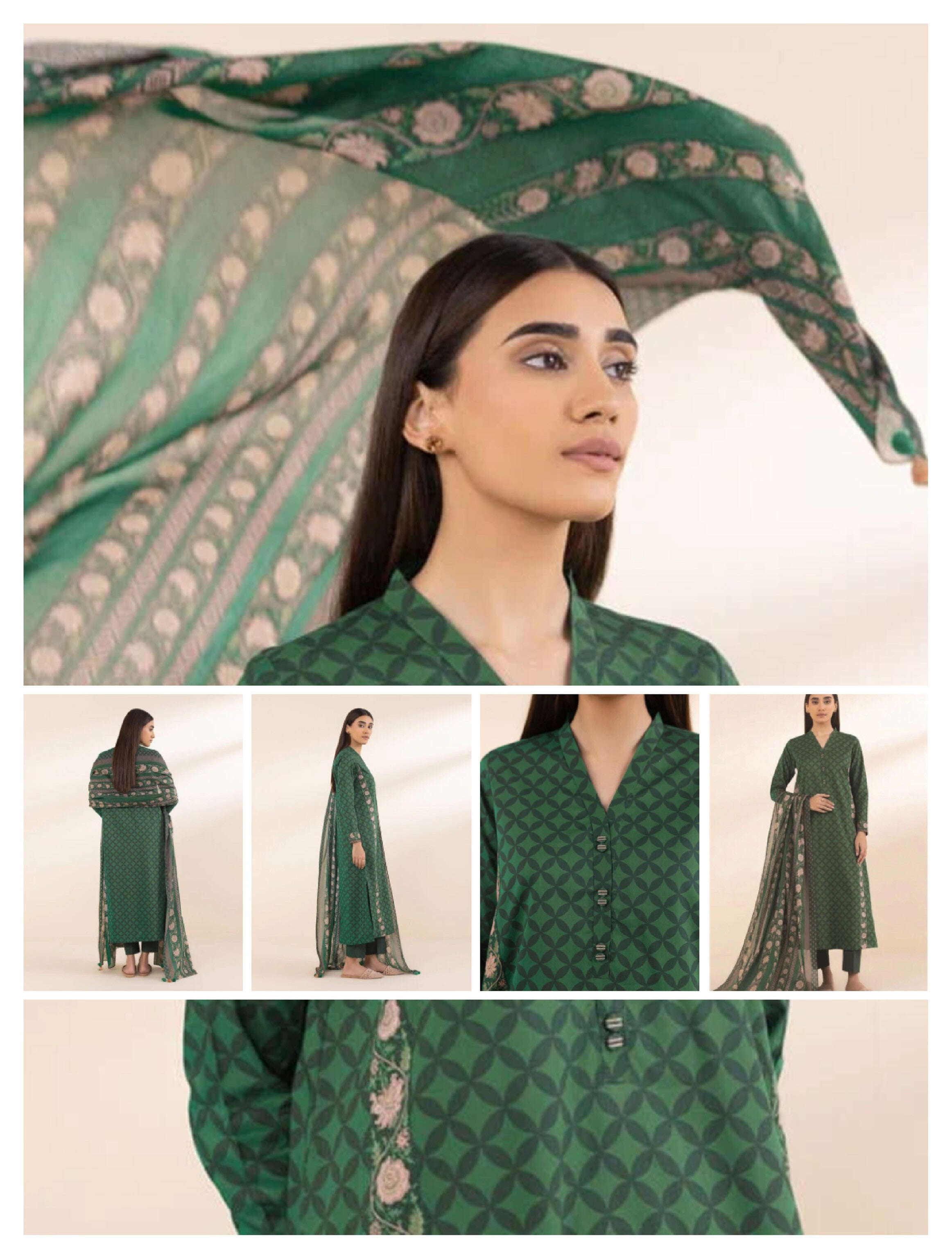 Sapphire 3 PCS Unstitched Suit